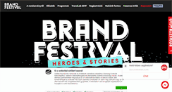 Desktop Screenshot of brandfestival.hu