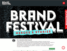 Tablet Screenshot of brandfestival.hu